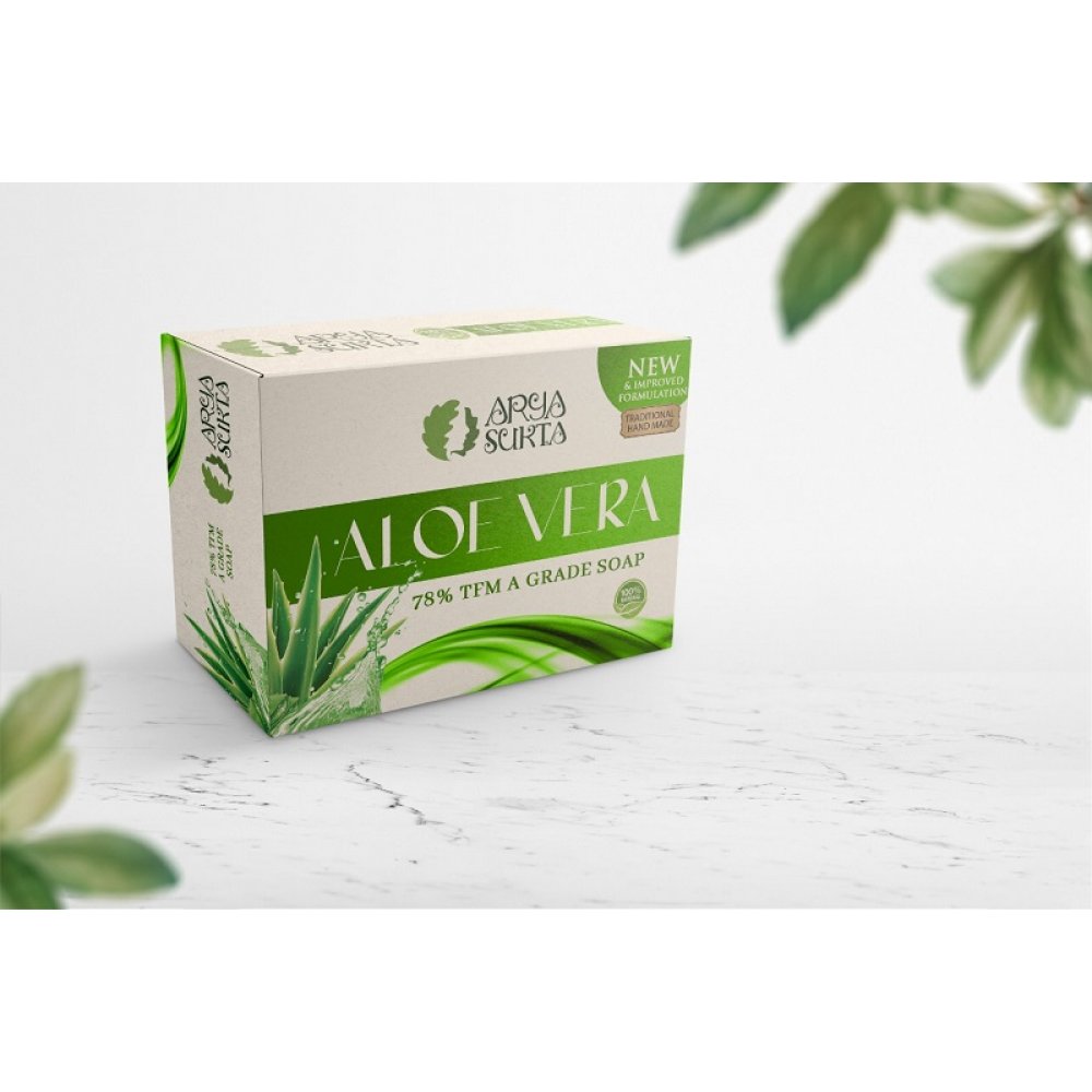 Arya Sukta Aloe Vera Premium Handmade Soap 100gm