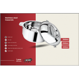 Boche Stainless steel Casserole 1500ML-2...