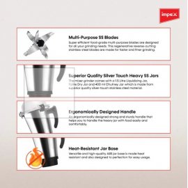 Impex Mixer Grinder | Panther Series | Panther 800 3.0